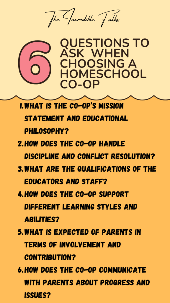 6 questions to ask when choosing a homeschool co-op