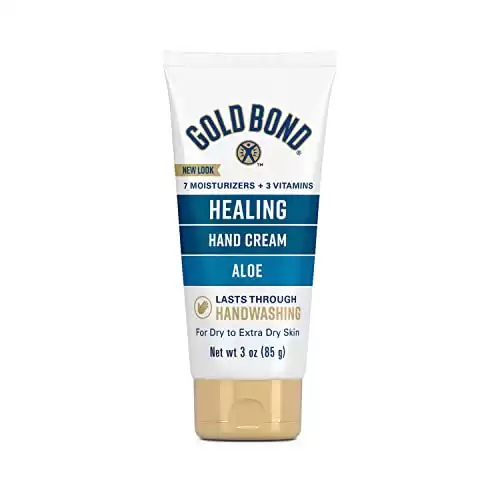 Gold Bond Healing Hand Cream, 3 oz., With Aloe, Moisture That Lasts Through Handwashing