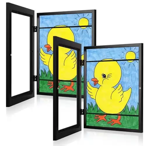 Kids Frames, 8.5x11 Front Opening Kids Artwork Frames Changeable