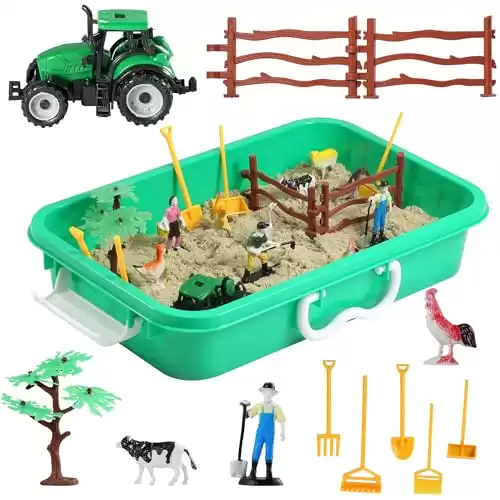 Farm Sensory Bin