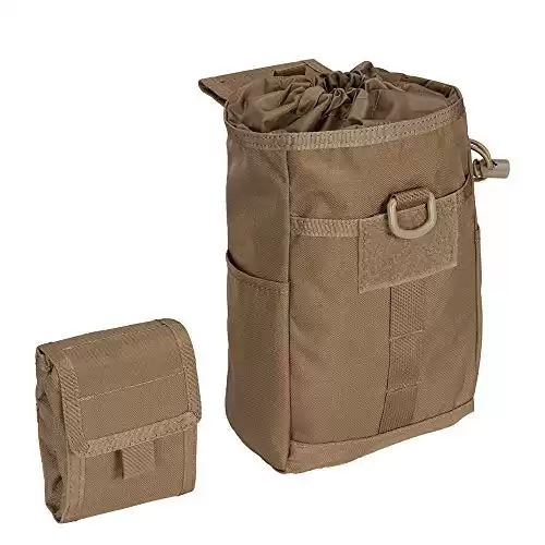 Molle Dump Pouch Drawstring Magazine Utility Pouch Folding Dump Waist Bag