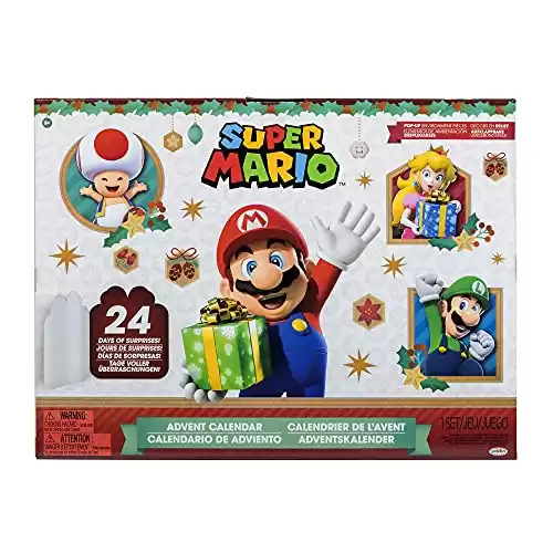 Super Mario Advent Calendar 2023 Limited Christmas Edition! - Never Before Seen Santa Mario, Snowman Mario & Luigi [Amazon Exclusive]