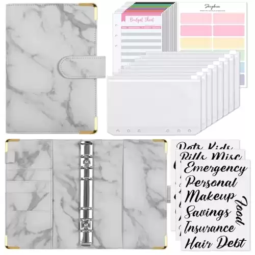 Budget Binder with Cash Envelopes & Expense Sheets