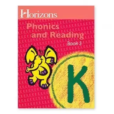 Horizons K Phonics and Reading Book 3 (Lifepac) by Alpha Omega (2000) Hardcover