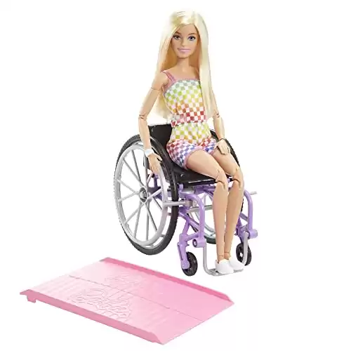 Barbie Fashionistas Doll #194 with Wheelchair and Ramp